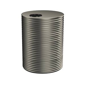 Kingspan 1000L Round Steel Water Tank - Woodland Grey 900mm x 1860mm
