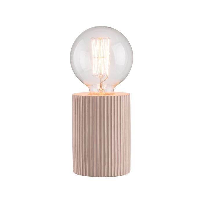 Mercator Hudson Ribbed Concrete Light Table Lamp