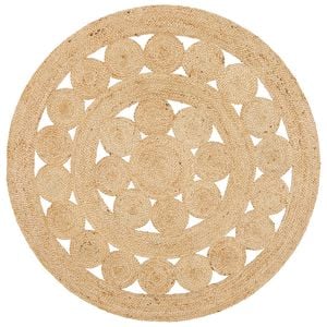 The Rug Connection Gallery Pilu Natural Jute 150x150cm - Small Round Handwoven Jute Indoor Rug