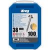 Kreg 1-1/2" 38mm Coarse Thread Pocket Screws - 100 Pack