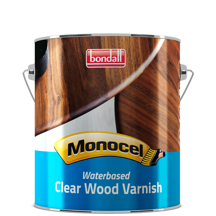 Bondall Monocel 2L Gloss Waterbased Clear Wood Varnish