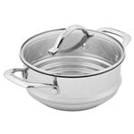 Scanpan 16/18/20cm Stainless Steel Multi Steamer w/ Glass Lid Round Sliver