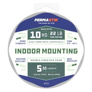 Permastik 24mm x 5m Indoor Mounting Tape