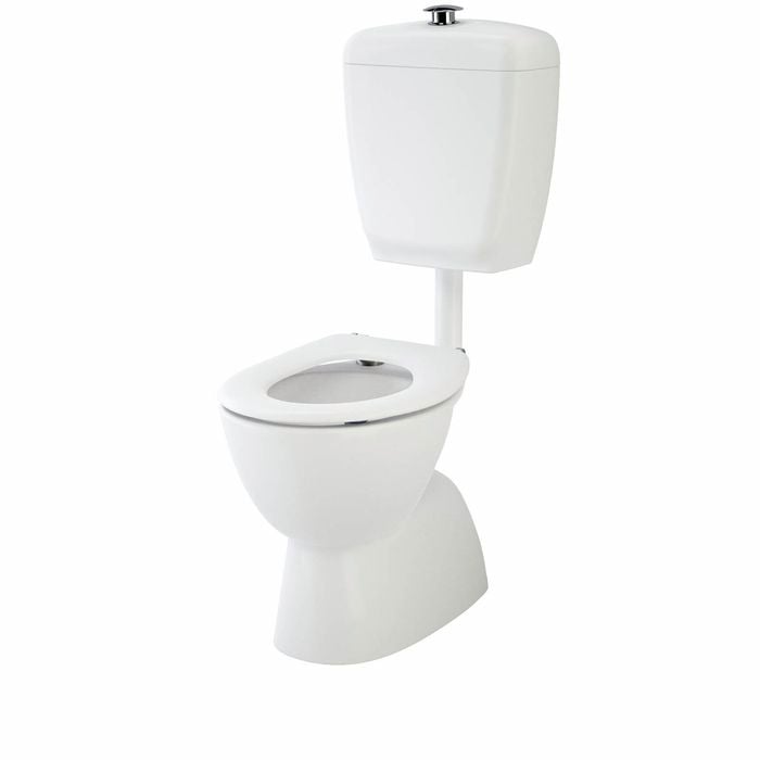 Caroma Care 400 Suite with Caravelle Care Single Flap Seat - White