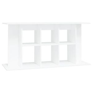 vidaXL Aquarium Stand White 120x40x60 cm Composite Wood fish tank cabinet