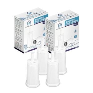 4x Water Filter Cartridge Fit Breville Claro Swiss BES008WHT0NAN1 Barista Touch Coffee Machine