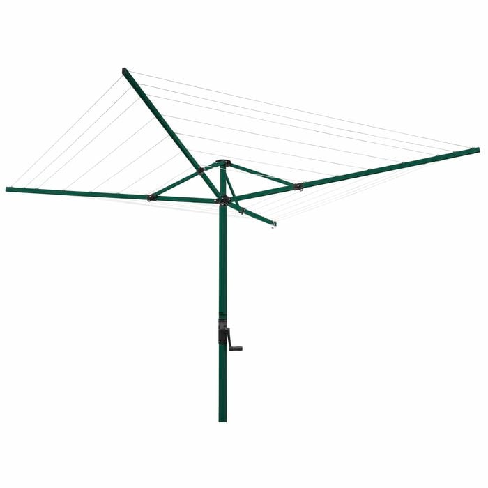 Austral Cottage Green FoldAway 51 Rotary Clothesline