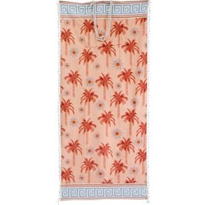 LVD Beach Towel With Portable Carry ChicTote Bag Palms Microfibre 80x180cm