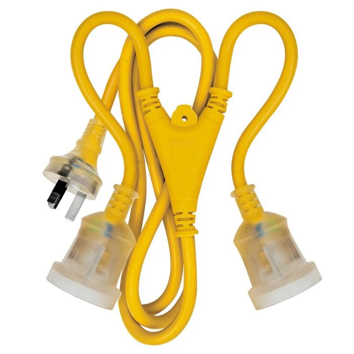 Arlec 1.8m Dual Split Heavy Duty Extension Lead