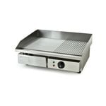 THERMOMATE Electric Griddle Commercial Stainless Steel 2200W BBQ Grill Pan Hot Plate Large