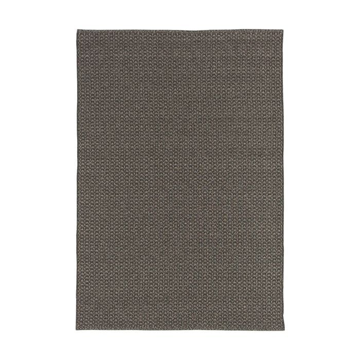 Colorscope seasons rustic weave contemporary indoor rug black ink 250x300cm