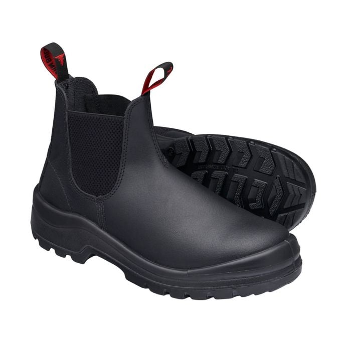 John Bull Unisex Black 5261 Brahman Elastic Side Safety Boot - UK Size 5