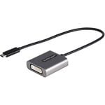 StarTech.com USB C to DVI Adapter, 1920x1200p, USB Type-C to DVI-D Adapter Dongle, USB-C to DVI Display/