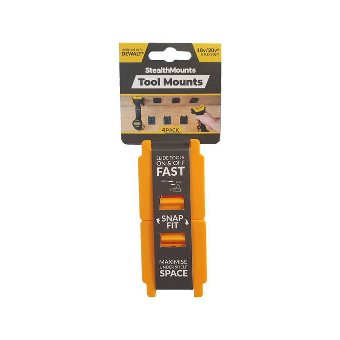 StealthMounts Yellow Tool Mounts - 4 Pack