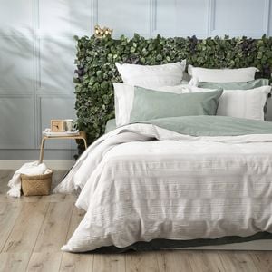 Renee Taylor Finley Yarn Dyed Vintage Washed Cotton Quilt Cover Set King
