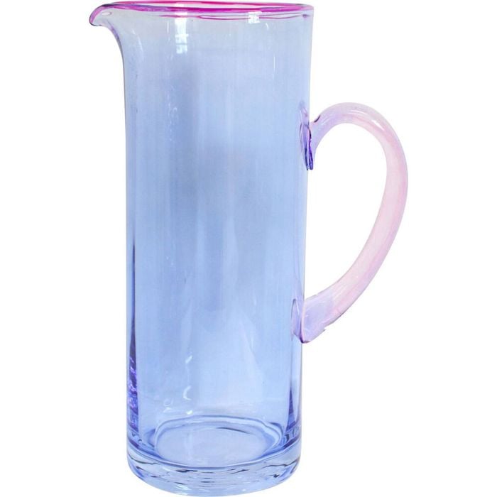 LVD 1.5L Glass Jug Home/Kitchen Serveware Blue Tingle