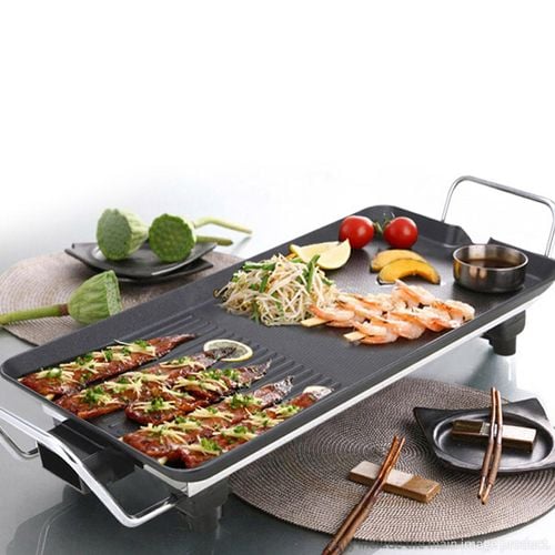 SOGA 68cm Electric Non stick Hot Plate Bunnings Australia