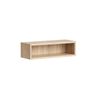 Kaboodle 300-399mm Almond Oak Customisable Shallow Infill Open Shelf