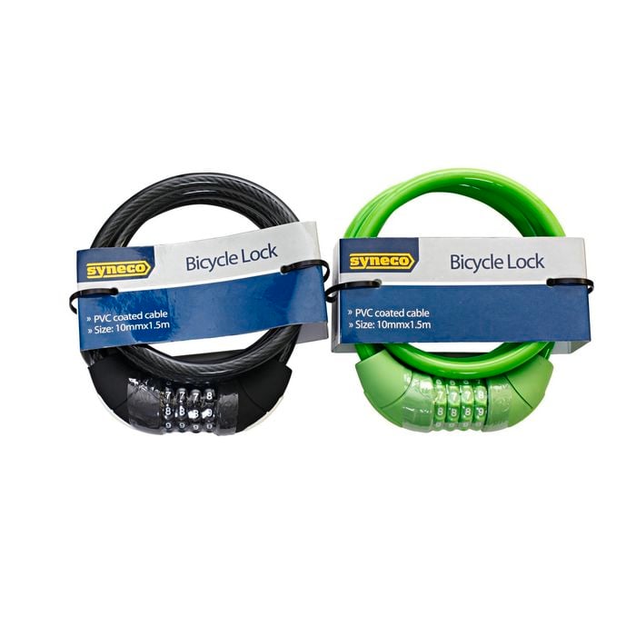 Syneco combination bicycle lock discount