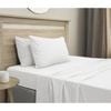 Ardor Boudior King Bed Micro Flannel Sheet Set White