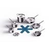 Joseph Joseph Space Steel 6 Piece Stainless Steel Cookware Set