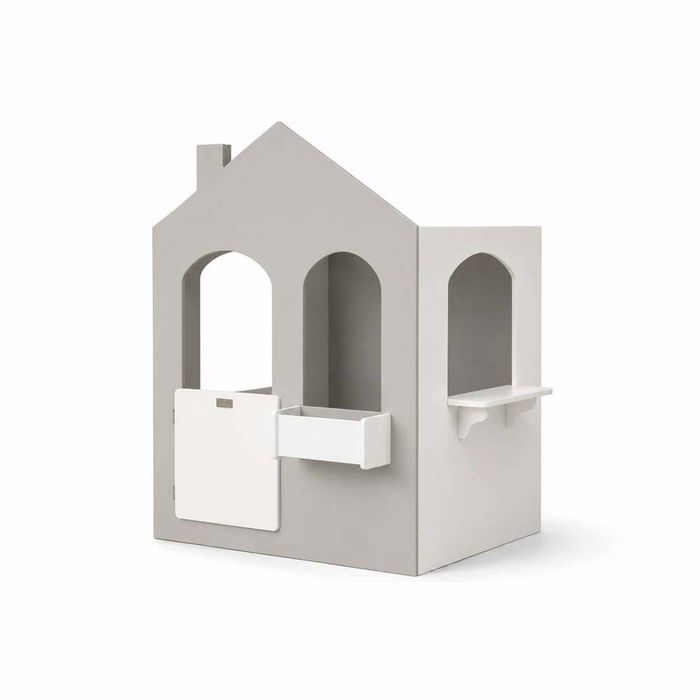 Hide & Seek Kids Remi Indoor Cubby House - Grey & White