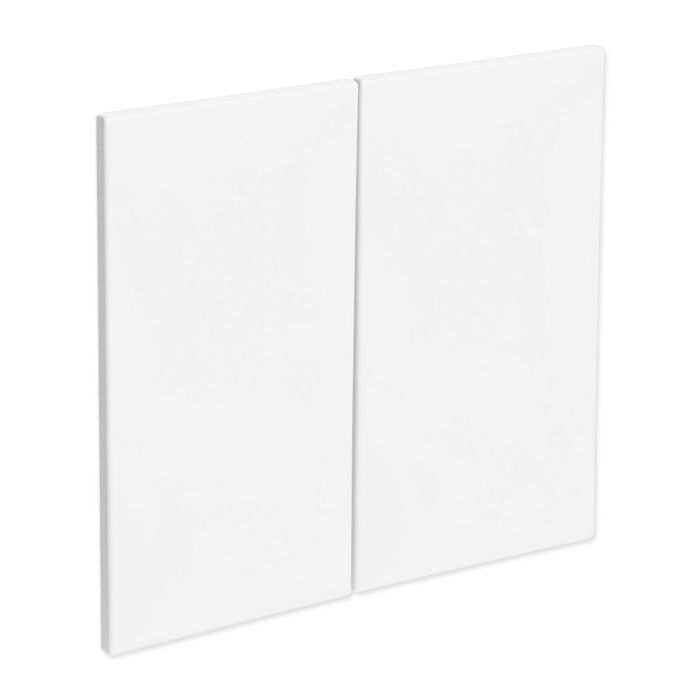 Kaboodle 600mm Vanilla Essence Modern Medium Rangehood Doors - 2 Pack