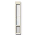 La Luna Pet Care - Medium - Cream - Folding Patio Pet Door Insert