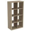 Flexi Storage Clever Cube 760 x 390 x 1460mm Oak 2 x 4 Storage Unit