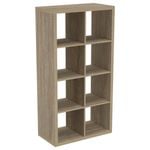 Flexi Storage Clever Cube 760 x 390 x 1460mm Oak 2 x 4 Storage Unit