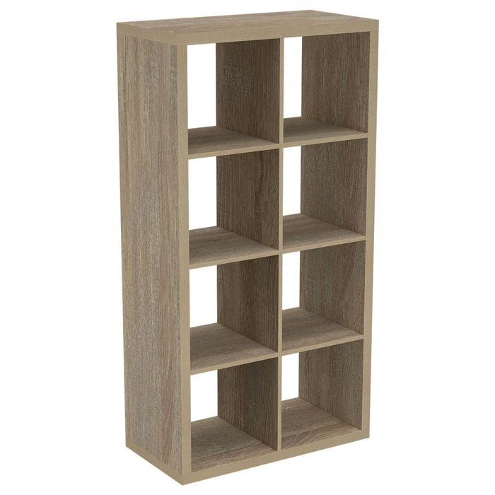 Flexi Storage Clever Cube 760 x 390 x 1460mm Oak 2 x 4 Storage Unit