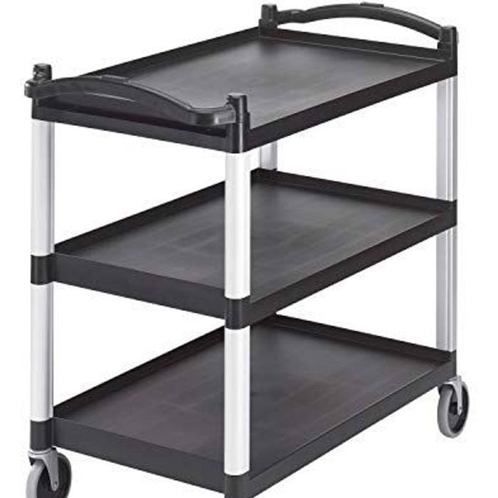 Cambro Utility Cart Kd Large Black 1015x540x950mm Commercial Kitchen Storage Trolley