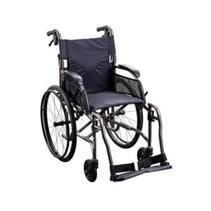 Unicare Health-410mm-Meteor Grey-Aura-Lightweight Manual Wheelchair