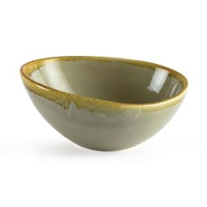 Olympia Bowl Kiln Moss 165mm 6 Pack Ceramic Kitchen Dining