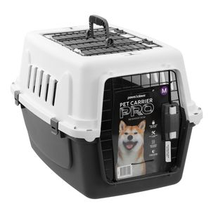 Paws & Claws 58.5cm Pet Dog Carrier Travel Kennel Crate w/ Metal Door Medium