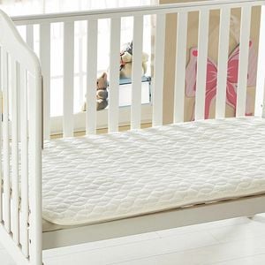 CottonMore 100% cotton Quilted Cot Mattress Protector