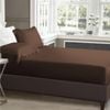 Luxor Queen Chocolate 1000TC Silk Silky Feel Satin Fitted Sheet+Pillowcase