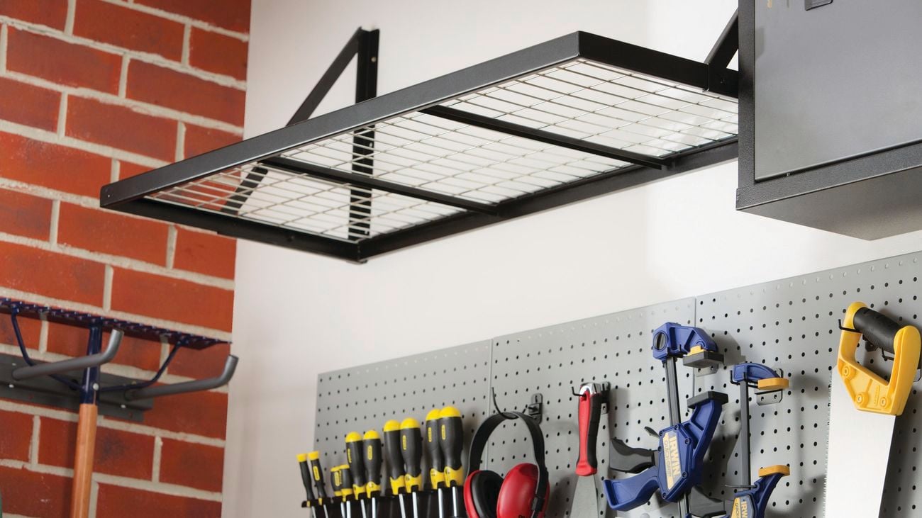 Garage shelf.