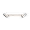 Nero Mecca Care 25mm Footrest Corner Grab Rail 215mm Brushed Nickel