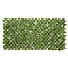 Un-Real 180 x 90cm White Bougainvillea Artificial Expandable Hedge Trellis