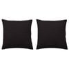 2PK Bianca Kahlani Chocolate Polyester European Pillowcase 65x65cm