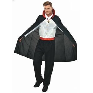 S Vampire Costume Adult Dracula Costume W/ Cape Party Dressup