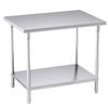 Soga 100x70x85cm Stainless Steel Prep Bench