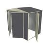 Build-a-Shed 2.3 x 1.5 x 2.3m Gable Single Hinged Side Door Shed - Grey