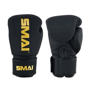 SMAI Gold Series Boxing Glove - Black/Gold - 16oz