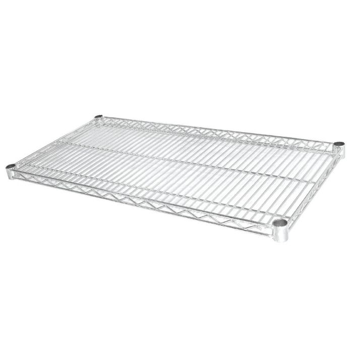 Vogue Chrome Wire Shelves 915x457mm 2 Pack Storage Rack Kitchen Shelving