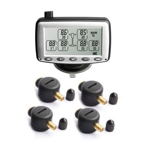 Caravan Trailer Tpms With High-pressure Flow-thru 4x Sensors