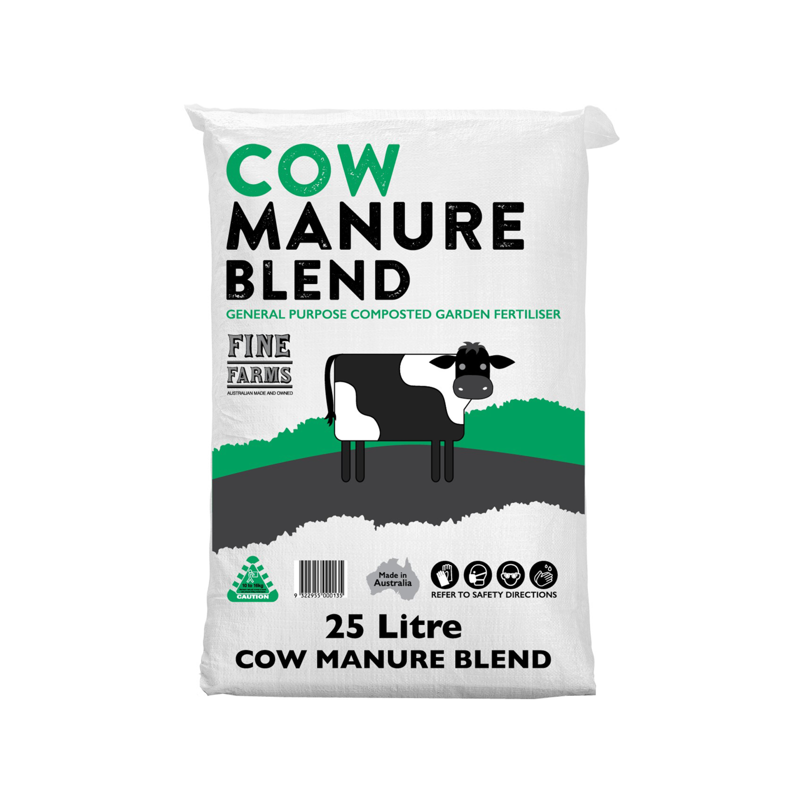Fine Farms 25L Blended Cow Manure