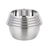 SOGA 5Pcs Polished Stainless Steel Mixing Bowl