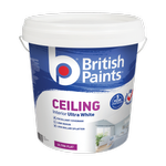 British Paints 10L Ultra White Interior Ceiling